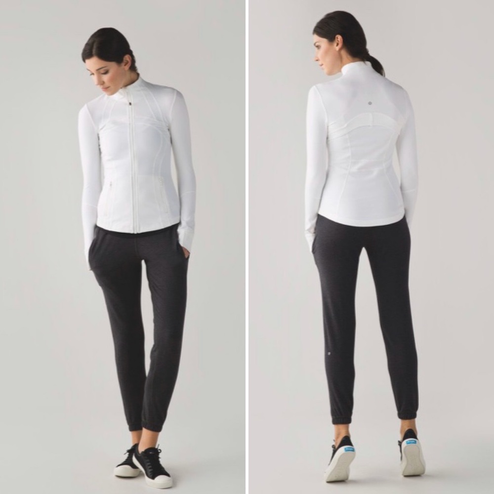 Lululemon Define Jacket. White. Sz 8. NWT.